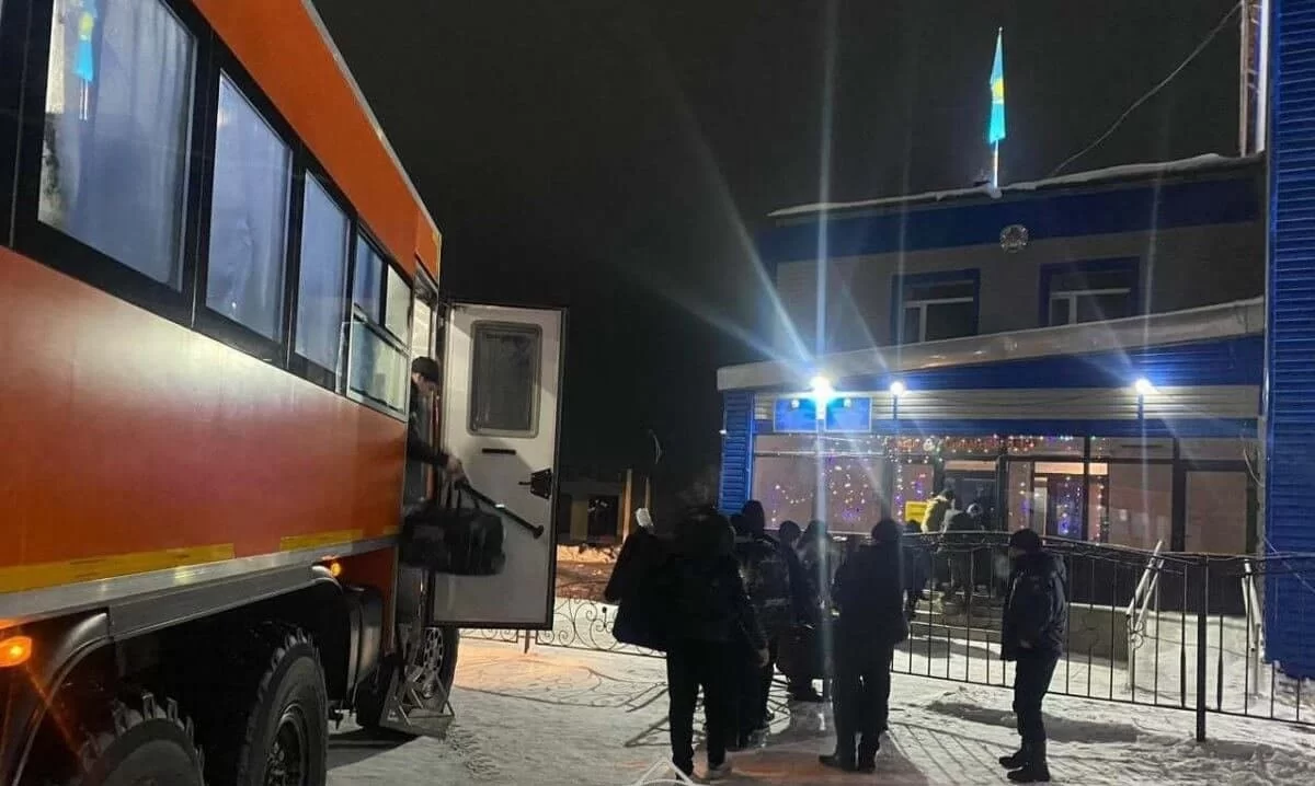 Ақмола облысында тәжікстандық 53 жолаушы құтқарылды