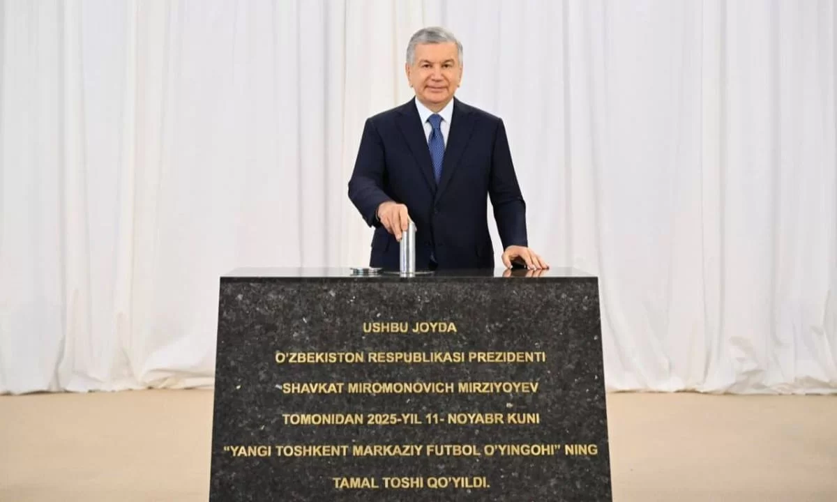 Ашхабад артта қалды! Өзбекстан Орталық Азиядағы ең алып стадионды салып жатыр
