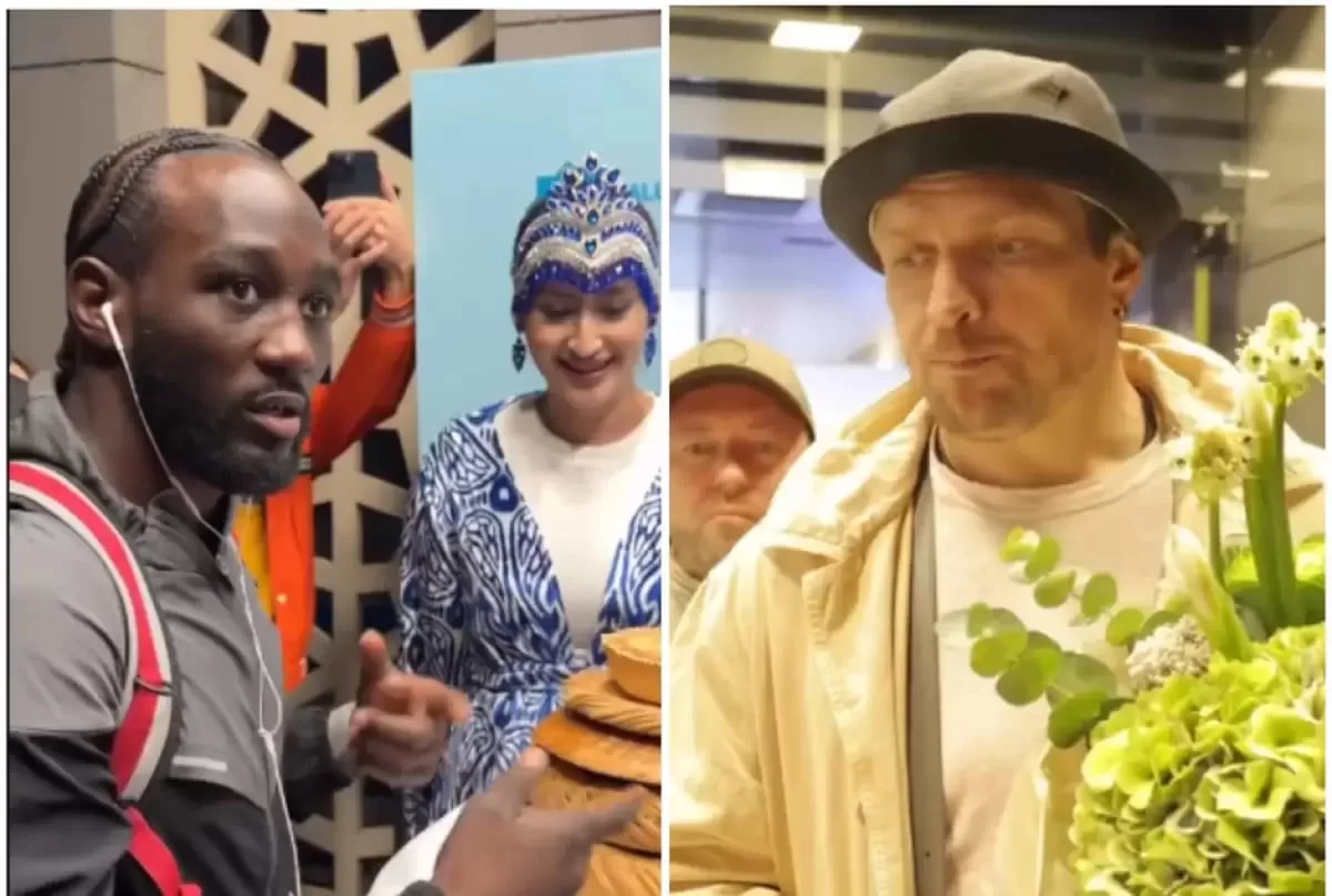 Кроуфорд және Усик Өзбекстанға бокс кешіне келді