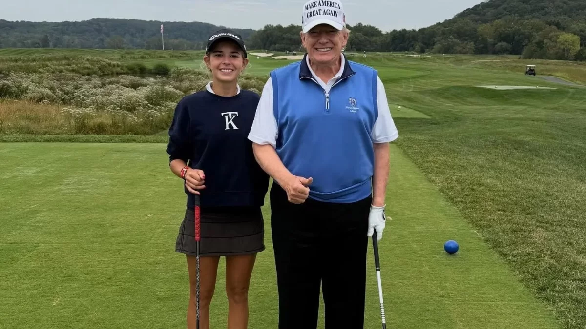 Трамптың немересі гольф турнирінде соңғы орынға табан тіреді