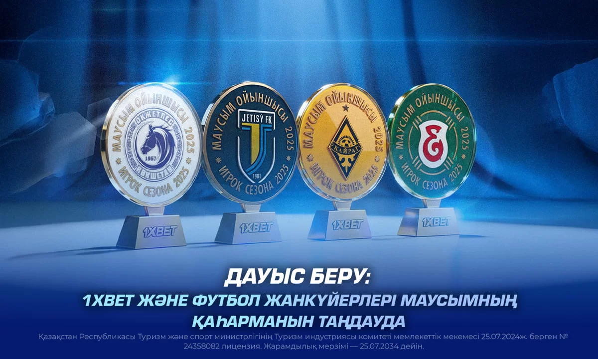 Дауыс беру: 1XBET және футбол жанкүйерлері маусымның қаһарманын таңдауда