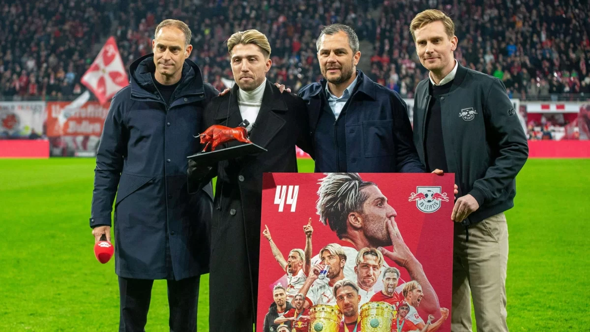 "Лейпциг" ойыншысы жанкүйерлермен қоштасып, 4444 литр сыра сыйлады