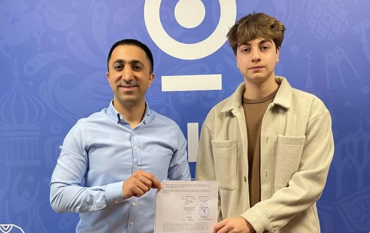 Қазақстандық жас футболшы А сериясында ойнайды