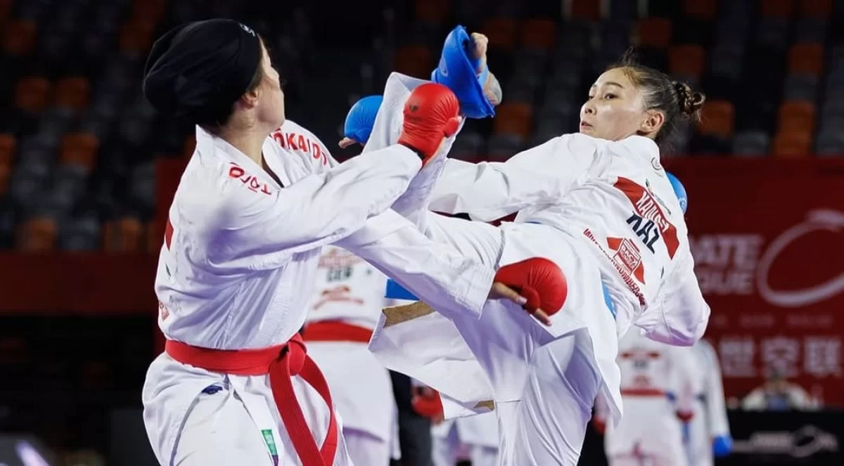 Каратэшілер Қытайдағы Премьер-лига кезеңінде жүлдегер атанды (ВИДЕО)