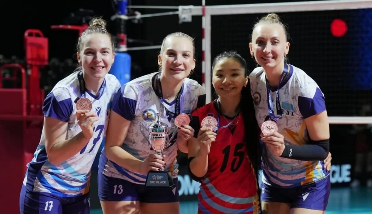 "Жетісу" волейболшылары - Азия чемпиондар лигасының қола жүлдегері