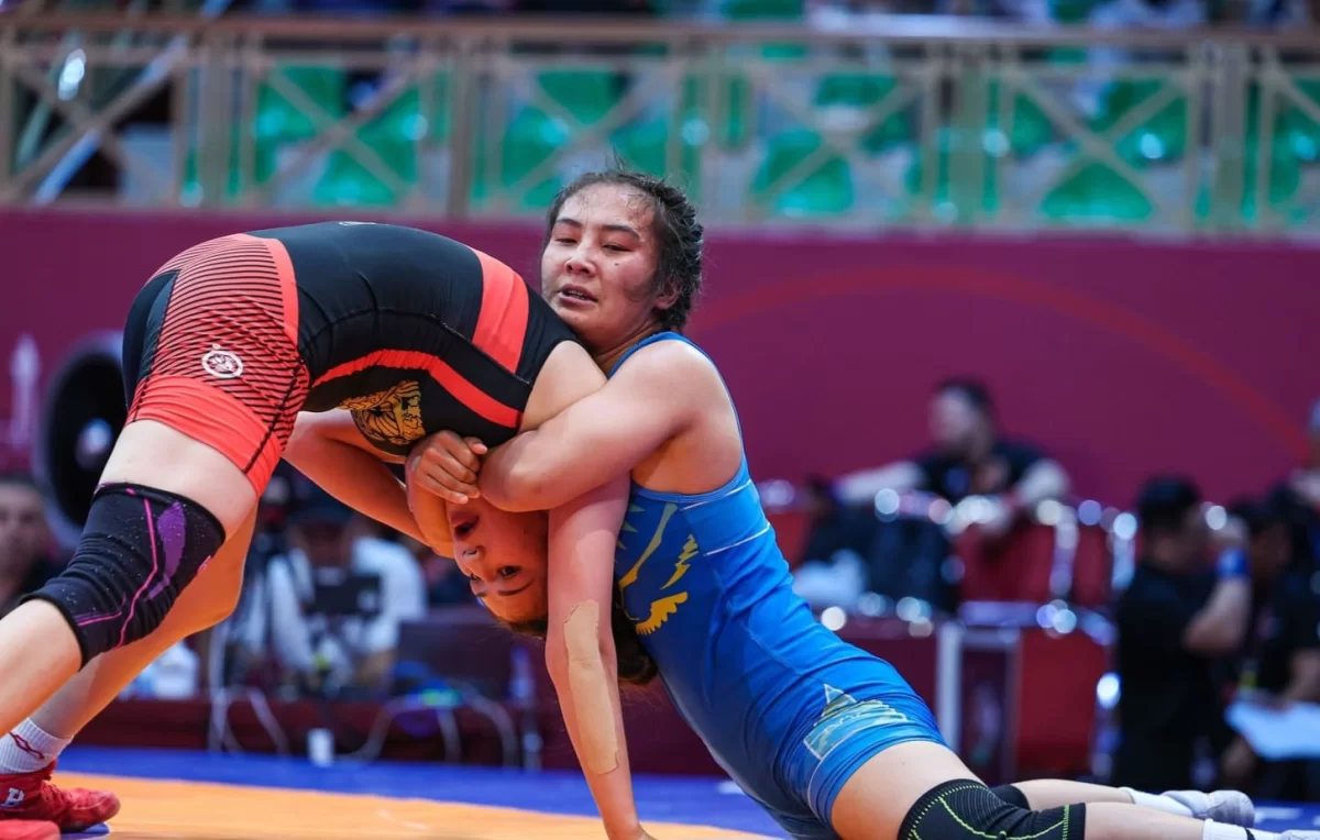 Қазақ балуаны Азия чемпионатының финалында күресті
