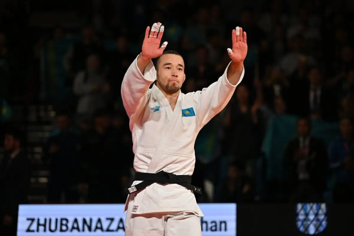 Абылайхан Жұбаназар Grand Slam финалында өзбек дзюдошысын жеңді