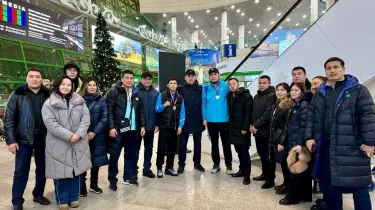 Азия чемпионатының жүлдегерлерін жанкүйерлер әуежайдан күтіп алды