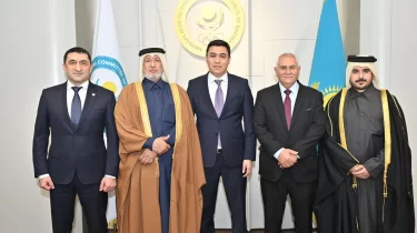 Қатар ҰОК вице-президенті Мұхаммед Юсуф әл-Мана Қазақстан ҰОК штаб-пәтеріне келді