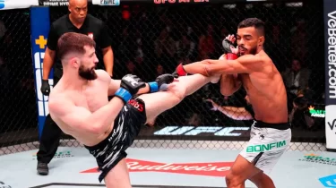 UFC: Әзербайжандық файтер бразилиялық қарсыласын мерзімінен бұрын жеңді (ВИДЕО)