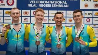 Велотректен Қазақстан құрамасы рекорд жаңартты