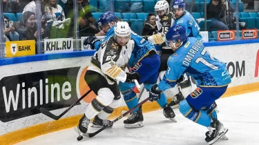 Есепте алда тұрған "Барыс" ҚХЛ-де сегізінші рет қатарынан жеңілді (ВИДЕО)