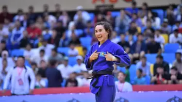 Әбиба Әбужақынова Австрияны дүр сілкіндірді (ВИДЕО)