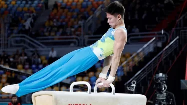 Гимнасшылардың әлем кубогындағы медальдар қоржыны "қоламен" толықты