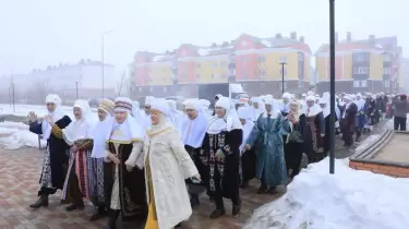 Ақтөбеде келіндер керуені өтті