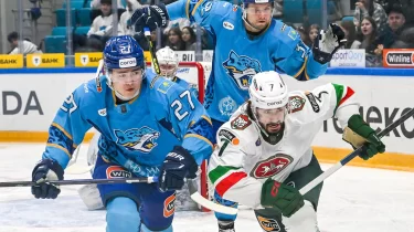 Білгенін істеді: "Ақ Барыс" Астанада "Барысты" масқара етті (ВИДЕО)