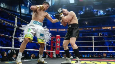 Төрехан Сабырхан кәсіпқой бокстағы алғашқы жеңісіне жетті (ВИДЕО)