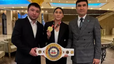 Қарағандылық әлем чемпионы Аида Әбікееваға көлік сыйға тартылды (ВИДЕО)