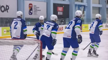 Өзбекстан хоккейден әлем чемпионатында қарсыласын 26:1 есебімен күйретті (ВИДЕО)