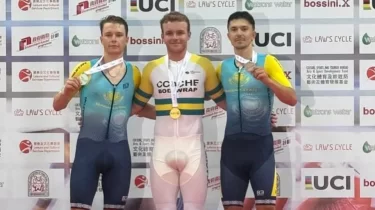 Велотрекшілер халықаралық турнирде 3 медаль жеңіп алды