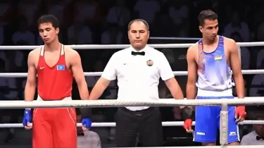 Азия чемпионаты. Даниял Шалқарбай үнді боксшысын ойсырата жеңді (ВИДЕО)