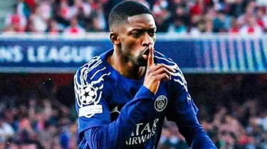 Хвича – пас, Дембеле – гол: "ПСЖ" Лондонда жеңіске жетті (ВИДЕО)