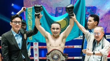 «Қазақ жауынгері» WBA титулы үшін айқас алдында салмақ өлшеуден өтті