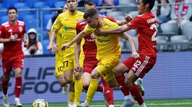 "Ақтөбе" елордада жеңіске жетіп, көшбасшылар үштігіне енді (ВИДЕО)