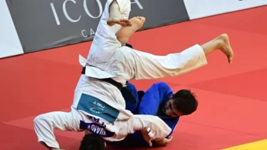 Дзюдошылар Астанадағы Grand Slam-ның бесінші медалін жеңіп алды (ВИДЕО)