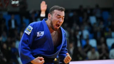 Абылайхан Жұбаназар Астанадағы Grand Slam турнирінде мерзімінен бұрын жеңіске жетті