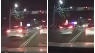 Алматыдағы түнгі қудалау: Tesla жүргізушісі қаланы дүрліктірді (ВИДЕО)