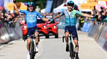 "Астана" шабандоздары "Джиро д’Италия" көпкүндігінде керемет нәтиже көрсетті (ВИДЕО)