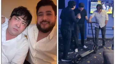 "Уәдесінде тұратын аға": Мейрамбек Беспаев Әбдіжаппар Әлқожаға ерекше тосынсый жасады (ВИДЕО)