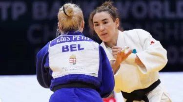 Әбиба Әбужақынова әдемі әдіспен ширек финалға шықты (ВИДЕО)