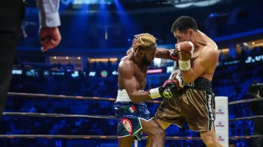 Жойқын нокаут: Жәнібек Әлімханұлы жылдың үздік 10 фиништің қатарына енді (ВИДЕО)