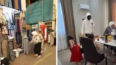 "Бетперде таққан адам" бес баланың анасын үймен қамтамасыз етті (ВИДЕО)