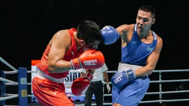 Темірлан Мұқатаев нокаутпен Азия чемпионатының финалына өтті (ВИДЕО)