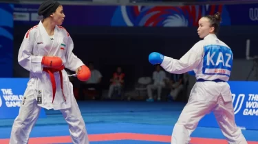 Қазақстандық каратэші XII Дүниежүзілік ойындарының күміс жүлдегері атанды