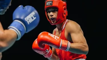 Екі раунд — екі нокдаун: Әшірбайдың айбынды жеңісі (ВИДЕО)