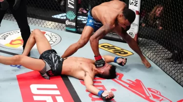 UFC-де айуандық тәсілмен жасалған нокаут тіркелді (ВИДЕО)