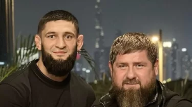 Қадыров Хамзат Чимаевқа чемпиондық белбеуді иеленген сәтте құттықтау жолдады