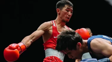 Махмұд Сабырхан медаль үшін айқаста нокдаунға ұшырады