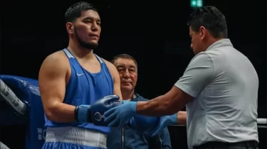 Қазақ алыбы қарсыласын ойсырата жеңіп, медаль еншіледі