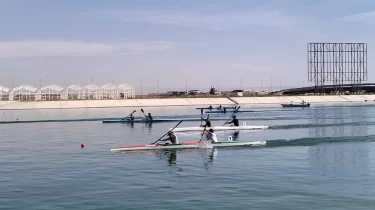 Түркістандағы спорт нысаны: Есу арнасы есігін айқара ашты