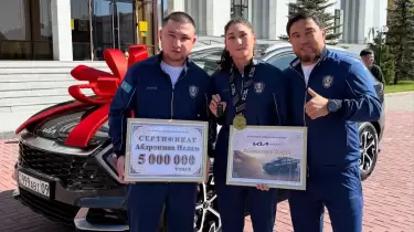 Қарағанды басшылығы Аида Әбікееваға 18,5 миллион теңгенің көлігін сыйлады