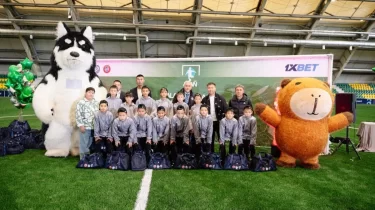 Қазақстан футбол федерациясы мен 1XBET Қостанай қаласында футбол алаңын ашты