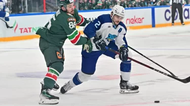 «Барыс» 140 секунд ішінде үш шайба соқты