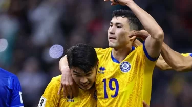 Кенжебек керемет дубль жасап, Лихтенштейнді тізе бүктірді