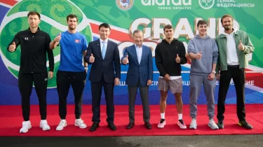 Спорт жұлдыздары Алматыда жаңа теннис орталығын ашты