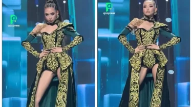 "Купальник киіп тұр": Әлем аруы байқауына қатысқан қазақ қызының ұлттық киімі сынға ұшырады